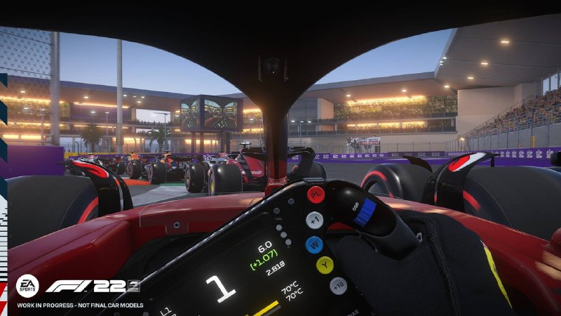 资源名称：《F1® 22 冠军版》v1.05 中文版描述：《F1® 22》是一款体育类竞速游戏，借助由全部20名车手及10支车队组成的真实阵容，使用 Formula 1® 2022 赛季的惊人新车比赛，通过拥有全新沉浸式与广播选项的比赛序列来掌控自己的比赛体验